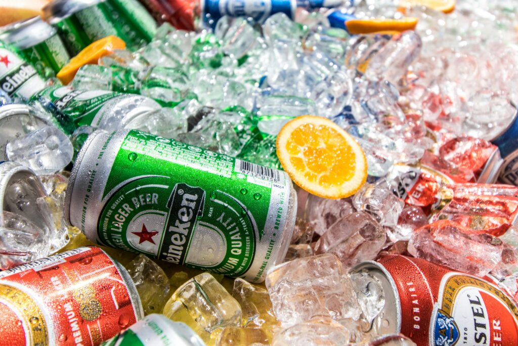 canned beer